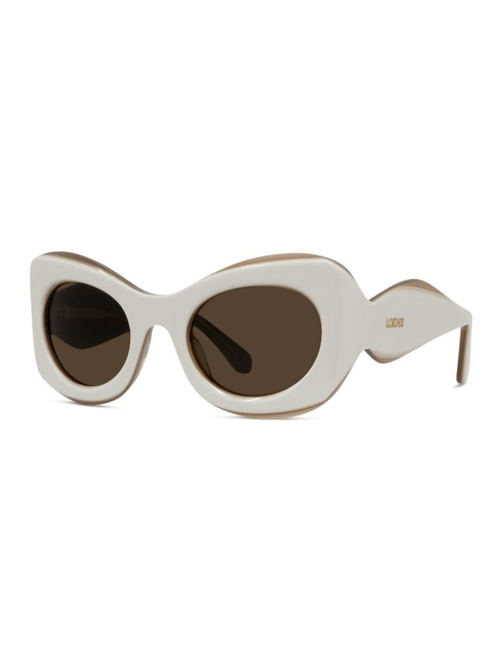 New LOEWE Women's Sunglasses Acetate Frame SIGNATURE LW40197U 25E 52 White